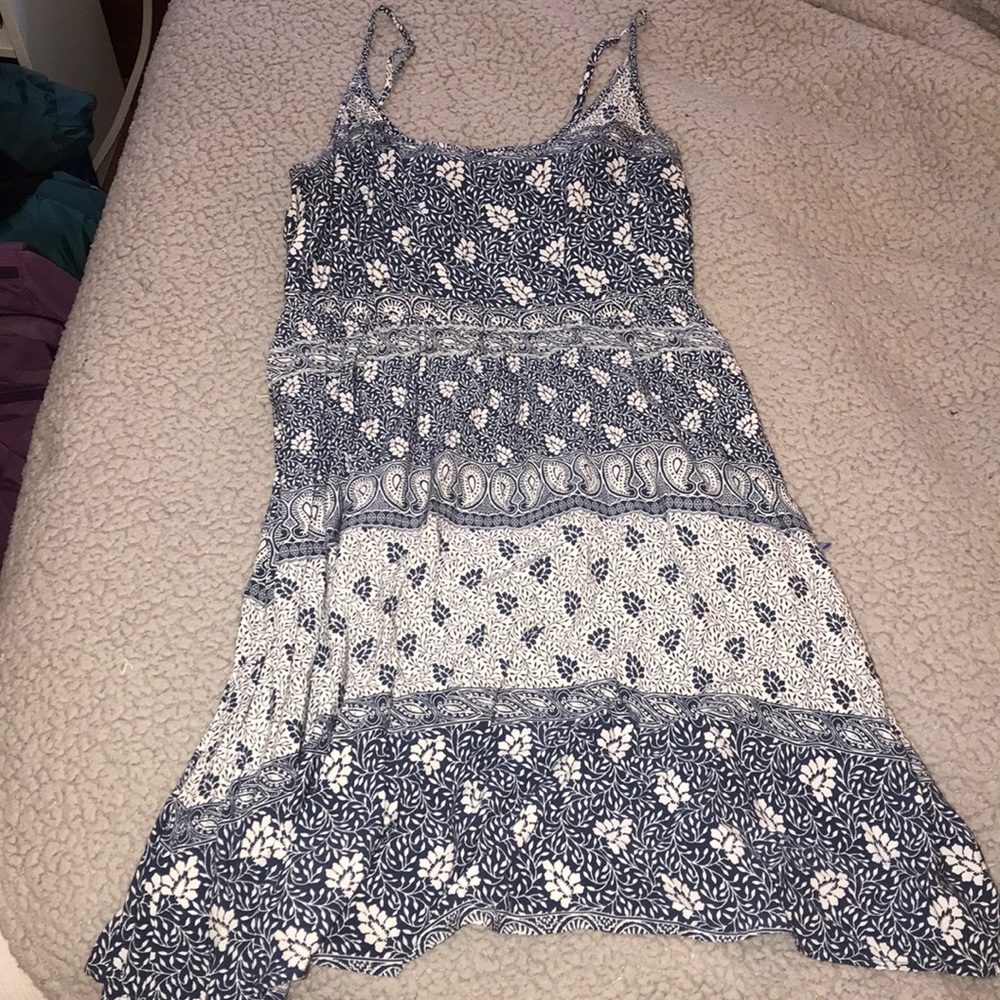 GAP Blue/White Patterned Sundress.